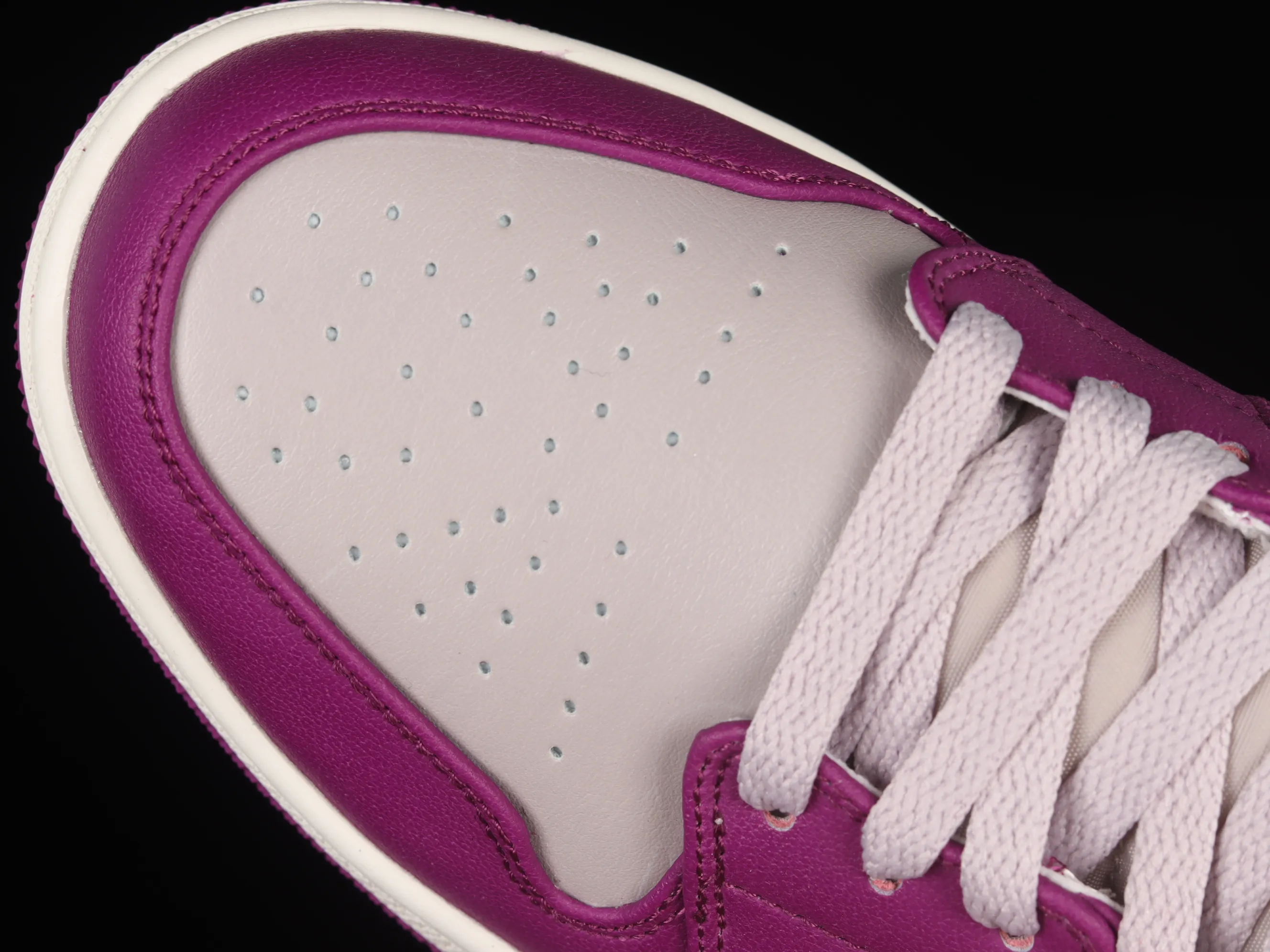 All categories Air Jordan Jordan series basketball shoes Air Jordan 1 Mid Air Jordan 1 Mid "Magenta" AJ1 Joe 1 purple gray China basketball shoes BQ6472-501